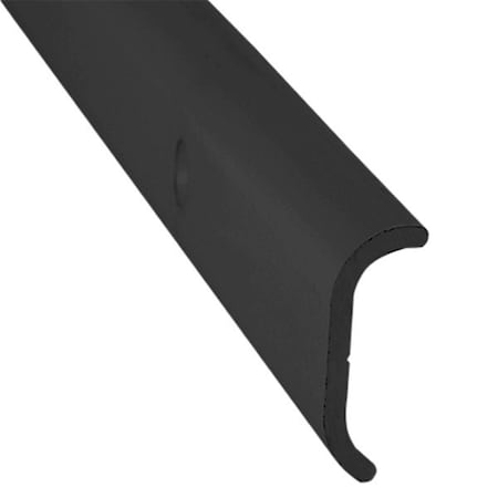 Ap Products 16 ft. Black Aluminum Short Leg Non Insert Trim 021-86002-16